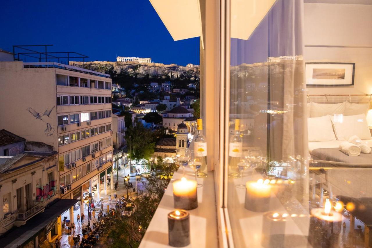 Acrolights By Night Appartement Athene Buitenkant foto